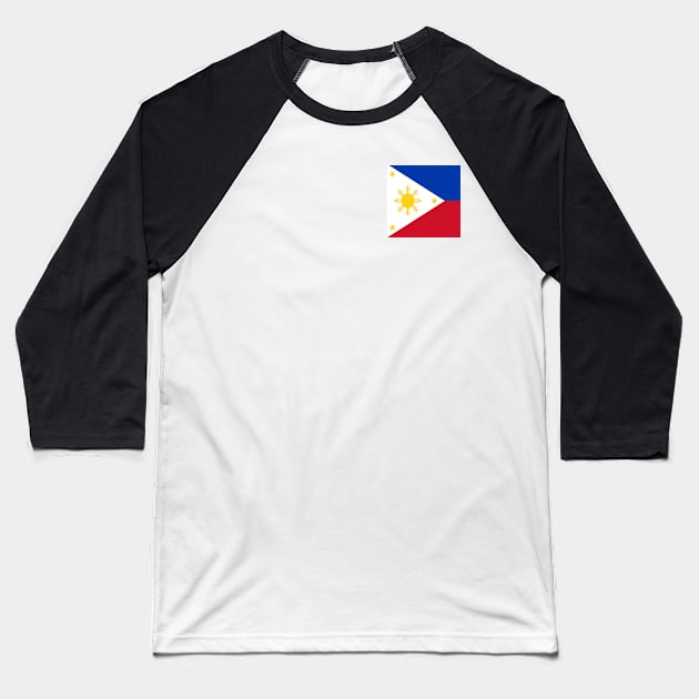philippine flag Baseball T-Shirt by CatheBelan